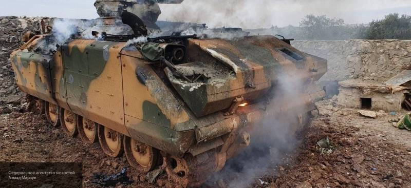 ФАН опубликовал фотографии уничтоженной в Сирии турецкой техники