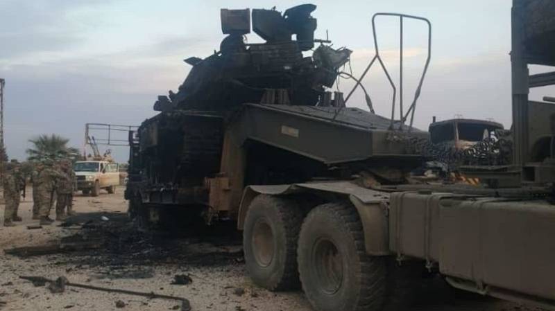 Армия Сирии уничтожила в Идлибе турецкую военную технику, принадлежавшую боевикам