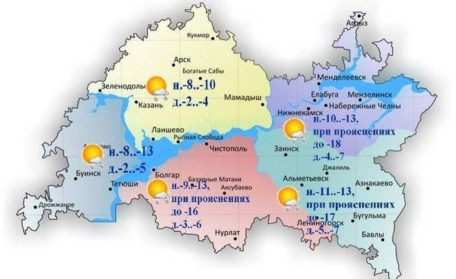 В Казани ожидаются снег и туман
