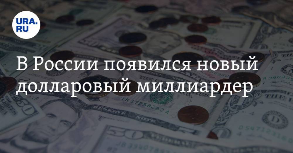 В России появился новый долларовый миллиардер — URA.RU