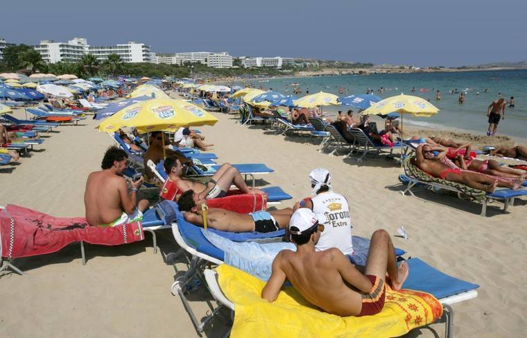Россияне стали вторыми по численности среди иностранных туристов на Кипре