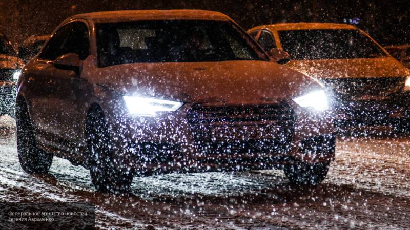 Десять машин столкнулись разом во Владивостоке из-за сильного снегопада