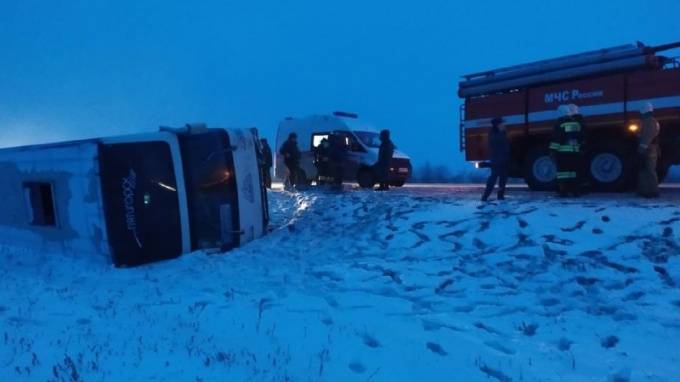 Автобус с российскими туристами перевернулся по дороге в Финляндию
