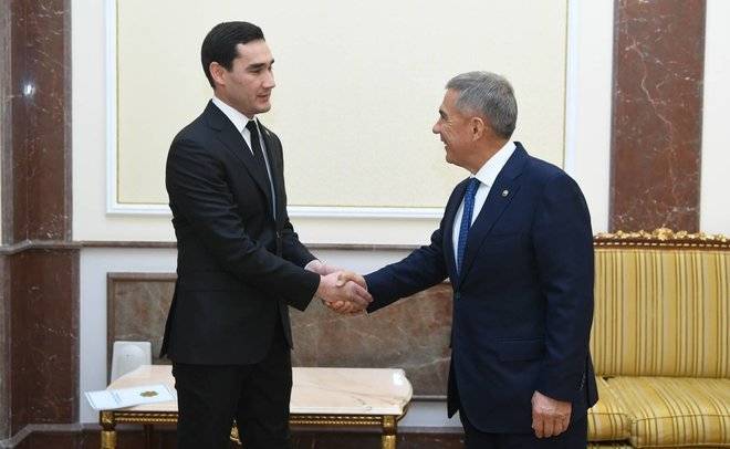 Минниханов встретился с сыном президента Туркменистана