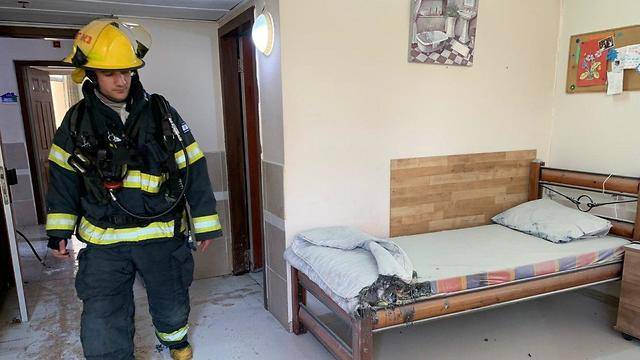 Дом престарелых загорелся в Нагарии, 74-летний постоялец при смерти
