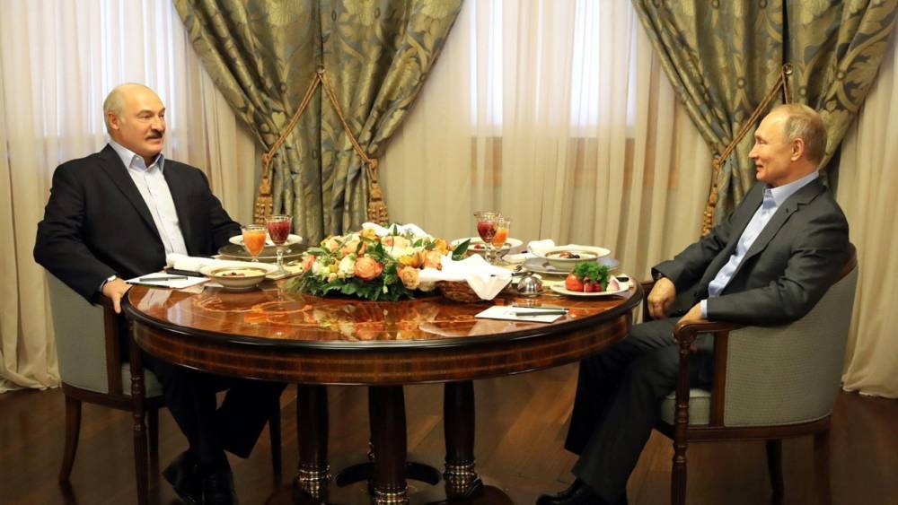 Кремль заявил, что Путин и Лукашенко достигли взаимопонимания в Сочи
