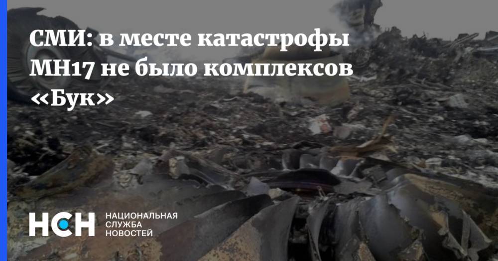 СМИ: в месте катастрофы MH17 не было комплексов «Бук»