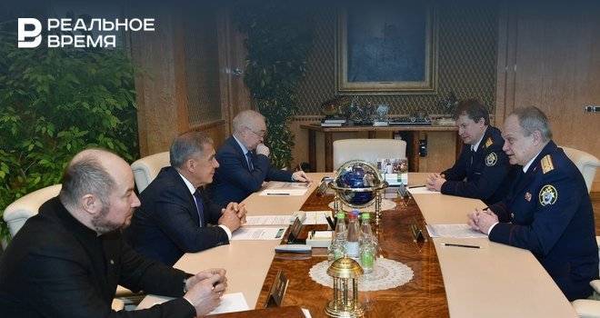 Минниханов побеседовал с новым главой следственного комитета по Татарстану