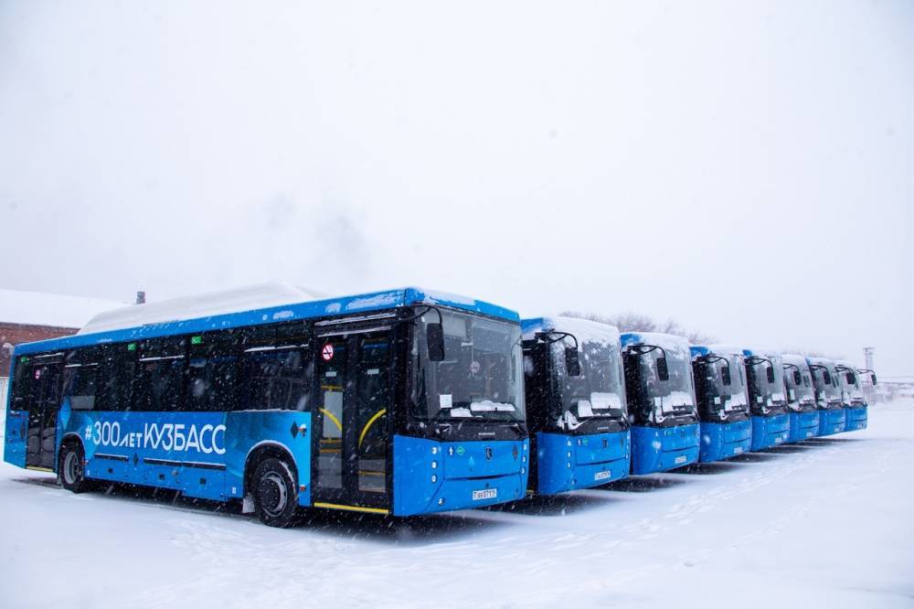 Сергей Цивилёв рассказал о новых автобусах, поступивших в Кузбасс