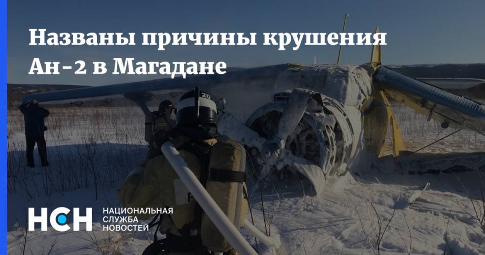 Названы причины крушения Ан-2 в Магадане