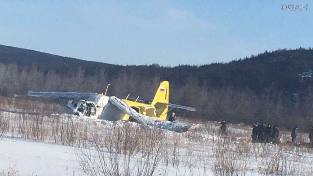 МЧС опубликовало видео с места жесткой посадки Ан-2 в Магаданской области