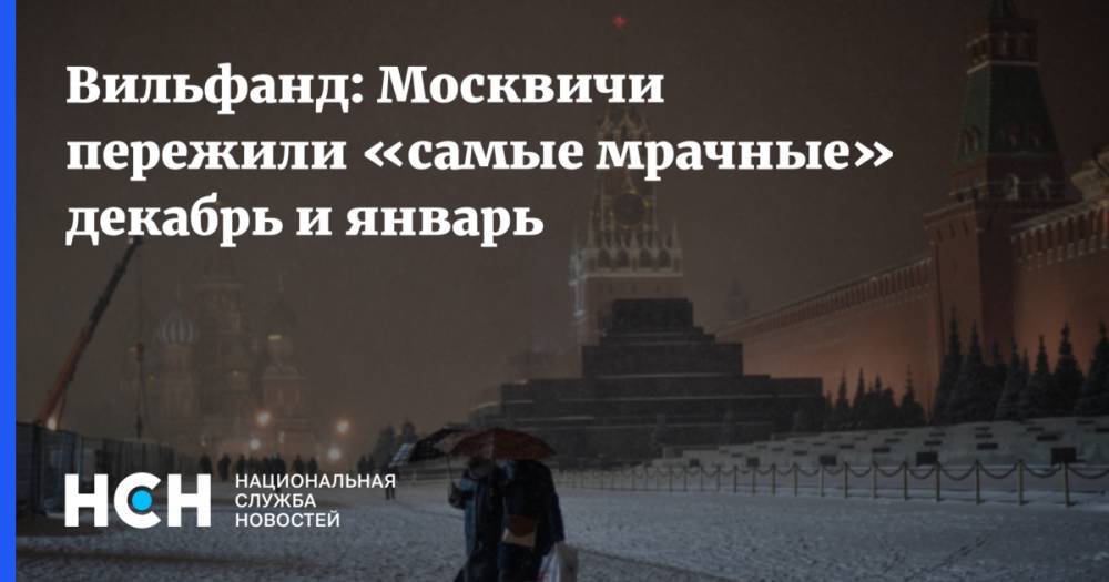 Вильфанд: Москвичи пережили «самые мрачные» декабрь и январь