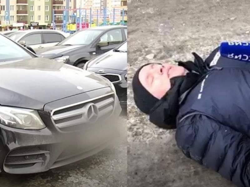 Журналиста телеканала "Россия" во время интервью сбил автомобиль
