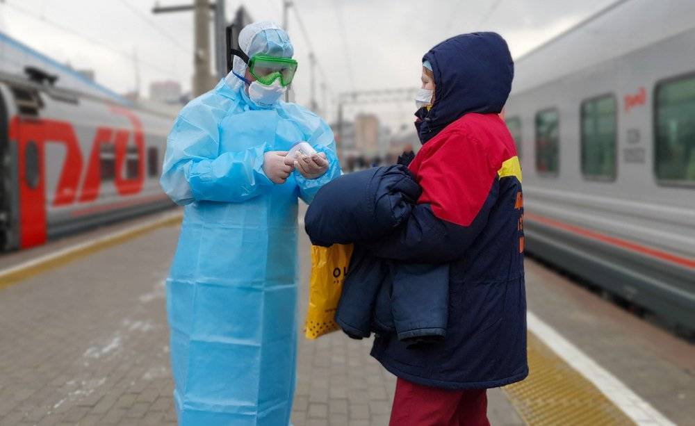 Вагон поезда "Киев-Москва" оцепили из-за подозрения на коронавирус