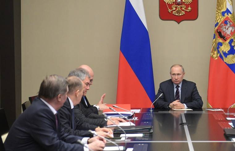 Путин обсудил с Совбезом ситуацию в Идлибе и отношения с Белоруссией