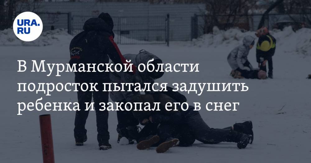 В Мурманской области подросток пытался задушить ребенка и закопал его в снег — URA.RU