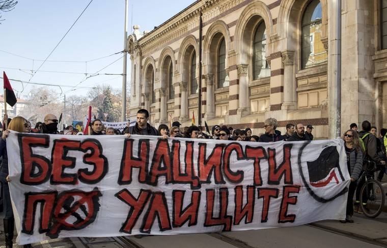 Полиция в Болгарии пресекла проведение факельного шествия неонацистов
