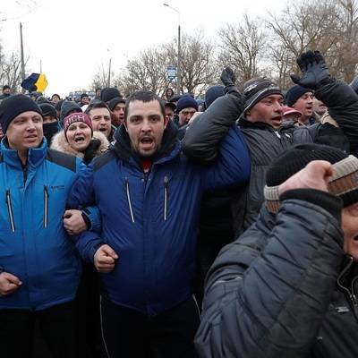 Участники беспорядков в Нижних Санжарах записали видеообращение для Зеленского