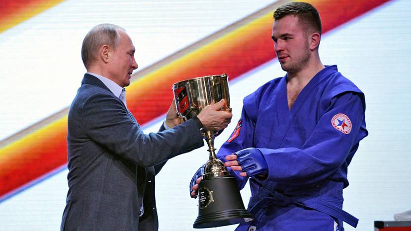 Приезд Путина, выступление Басты и новые правила: чем запомнился первый чемпионат Лиги боевого самбо — РТ на русском