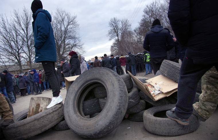 Участники беспорядков под Полтавой записали обращение к Зеленскому