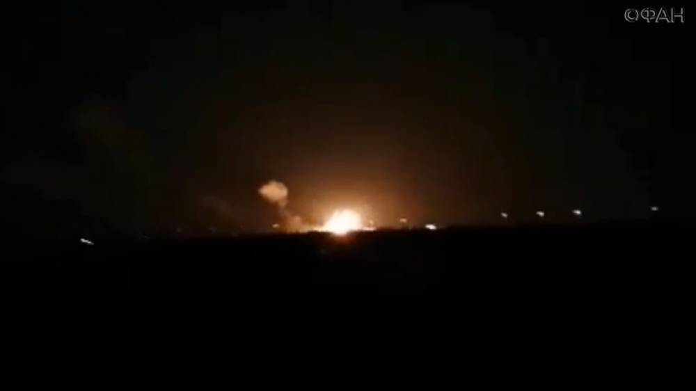 ФАН публикует видео отражения сирийскими ПВО ракетных атак Израиля