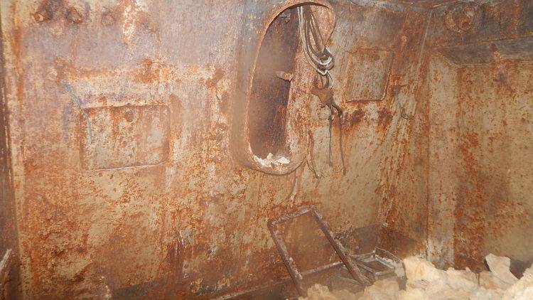 Уникальная находка: в центре Севастополя нашли корабельную бронебашню