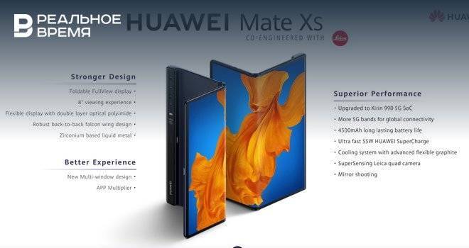 Huawei представила новый смартфон с гибким экраном