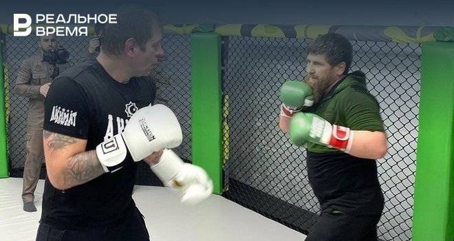 Кадыров вышел на ринг против бойца ММА Емельяненко