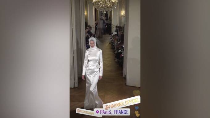Дом моды Айшат Кадыровой представил в Париже новую коллекцию