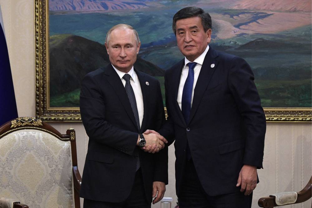 Путин проведет в Москве переговоры с президентом Киргизии