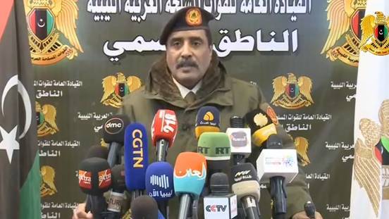 Представитель ЛНА призвал террористов ПНС не обстреливать жилые районы Ливии