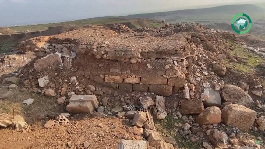 Террористы организовали полосу препятствий на руинах древнего города Эбла