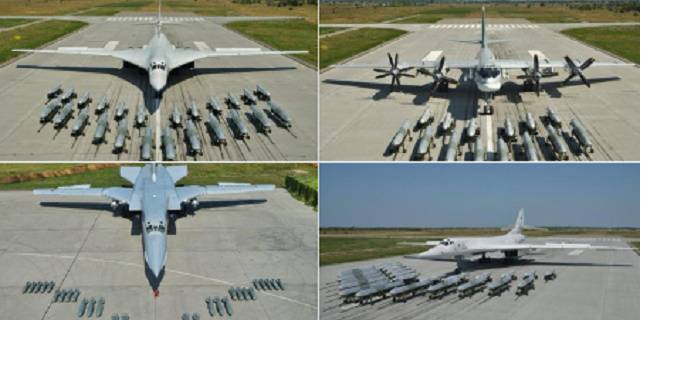 Стратегическая авиация России продемонстрировала свое оружие