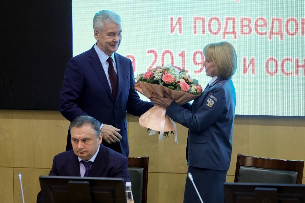 Сергей Собянин поздравил руководителя столичного УФНС с днем рождения