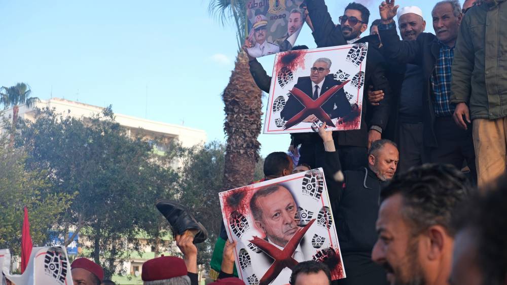 Ливийские граждане требуют, чтобы Турция прекратила вмешательство в дела государства