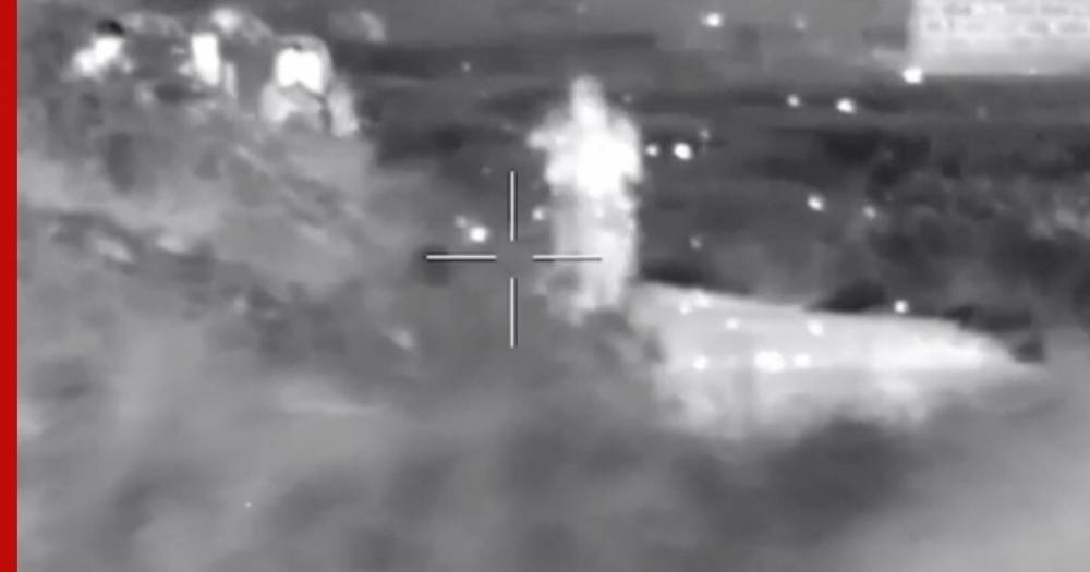 Минобороны РФ опубликовало видео уничтожения боевиков спецназом