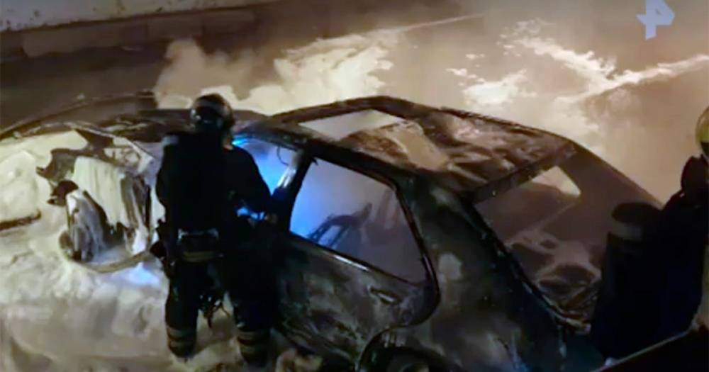 Двое детей пострадали в огненном ДТП в тоннеле на юге Москвы