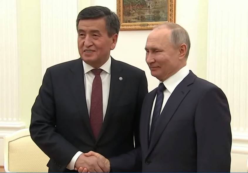 Владимир Путин встретился с президентом Киргизии