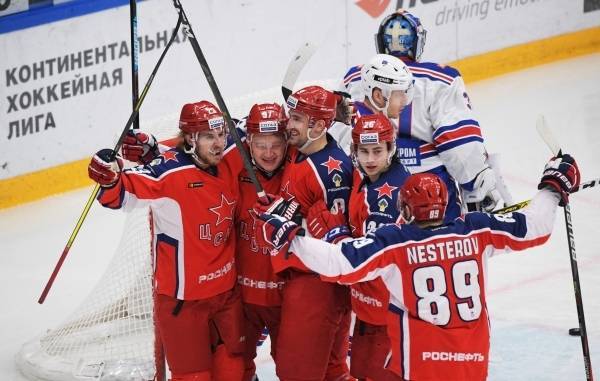 ЦСКА стал победителем регулярного чемпионата КХЛ