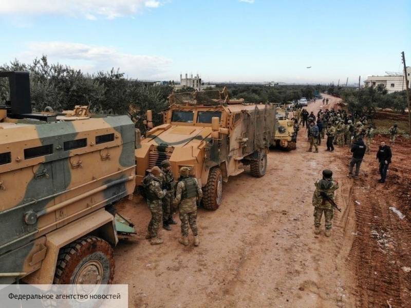 Турецкие военные вместе с боевиками пытались атаковать армию Сирии в Идлибе