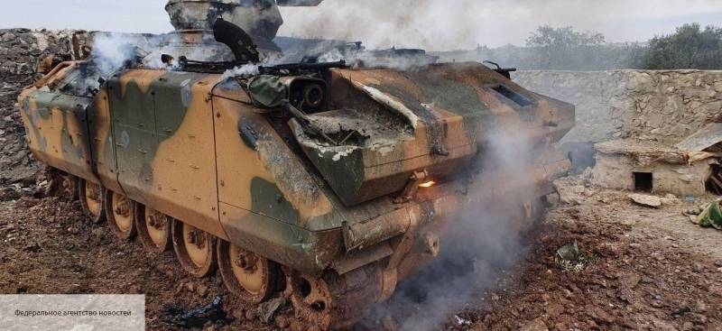 СМИ сообщили о гибели 33 военных Турции, которые вместе с боевиками атаковали САА в Идлибе