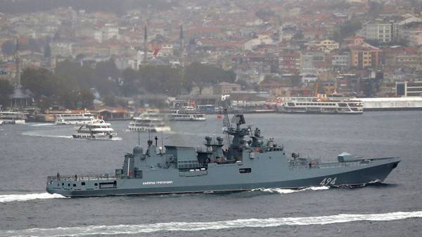 Два корабля ВМФ России с «Калибрами» направились к берегам Сирии