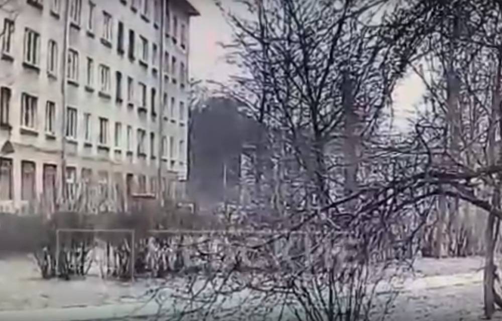 Опубликовано видео взрыва на улице Замшина в Петербурге