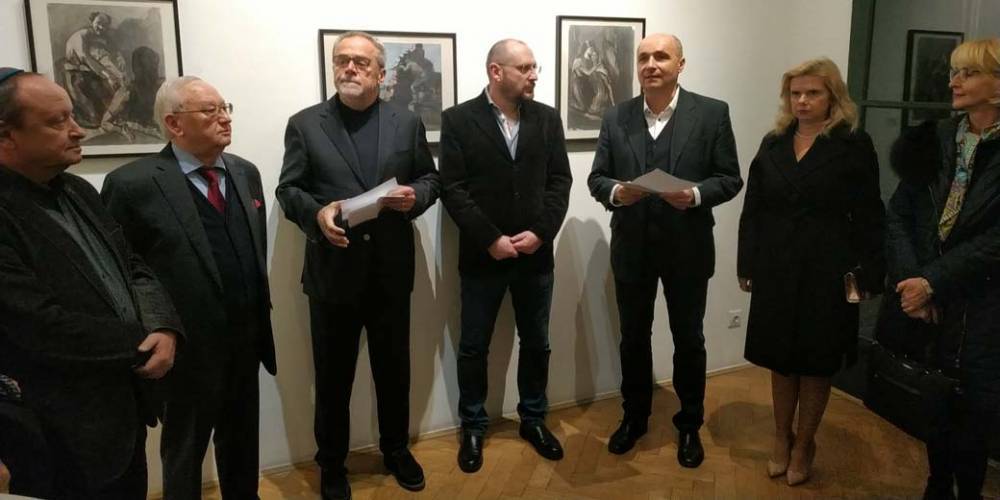 Картины из цикла «Немецкая оккупация» — на выставке в Загребе