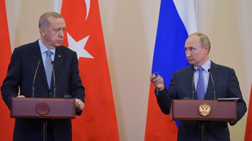 В Кремле рассказали детали телефонного разговора Путина и Эрдогана