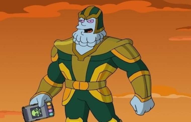 Глава Marvel озвучил Таноса в «Симпсонах»