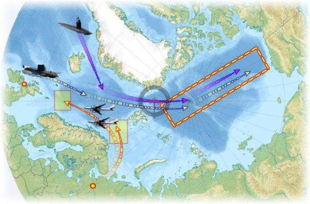 Российские Ту-142МК отследили транзит подлодок США и Британии в Арктике