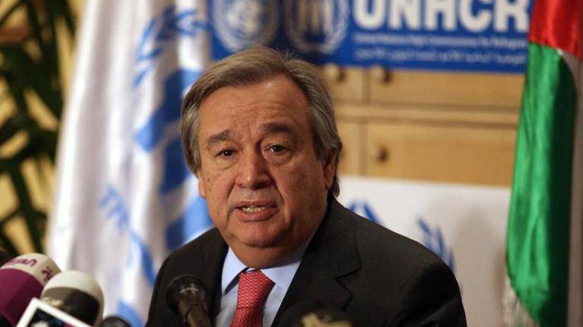 Генсек ООН прокомментировал ситуацию в сирийском Идлибе