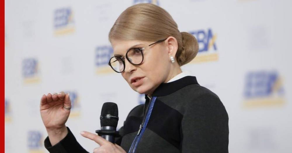 Тимошенко обвинила правительство в сознательном уничтожении Украины