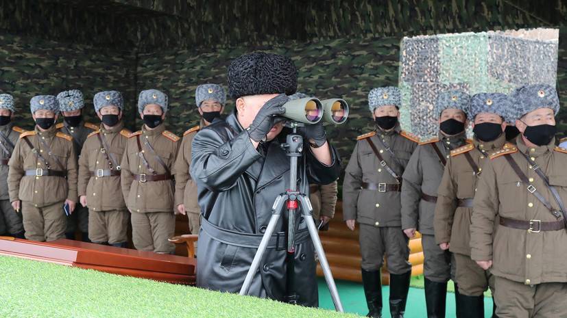 В КНДР прошли первые с начала года военные учения
